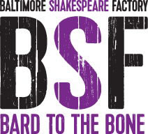 Baltimore Shakespeare Factory "Bard to the Bone" logo